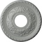 Ekena Millwork Palmetto Ceiling Medallion (Fits Canopies up to 4 7/8"), 12 1/8"OD x 3 1/2"ID x 1"P, Primed White CM12PM - alternate 1